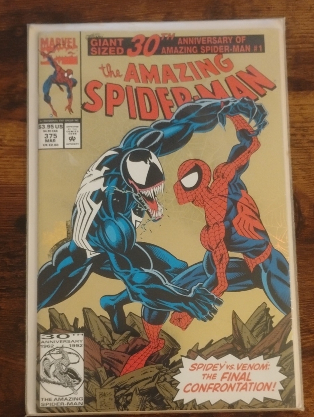 30th Anniversary Edition Amazing Spiderman  vs. Venom Holofoil Cover